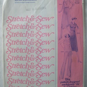 Stretch & Sew Pattern 1505, Ladies Basic Dress and Blouse