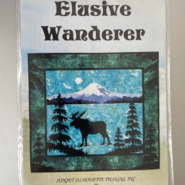 Elusive Wanderer, Carol Robinson, Sunset Silhouette Designs, UNCUT