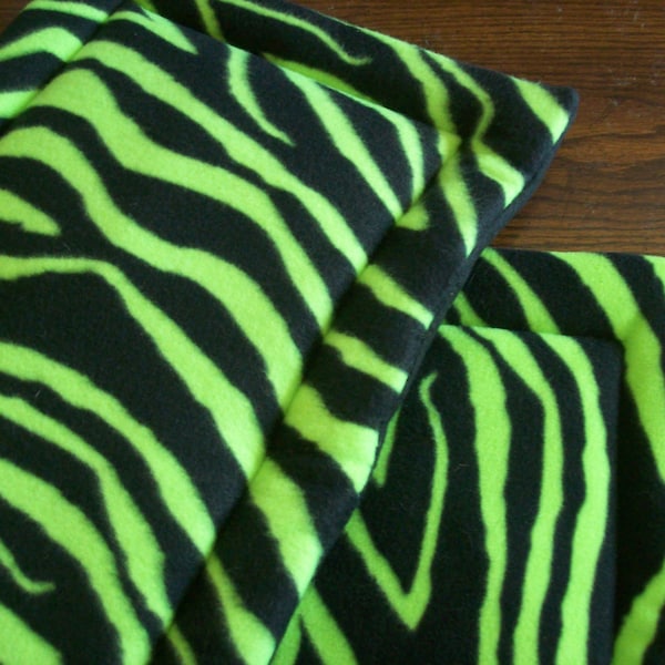 Cat or dog bed, mat, or pad, cat carrier bed or dog crate bed with zebra stripes