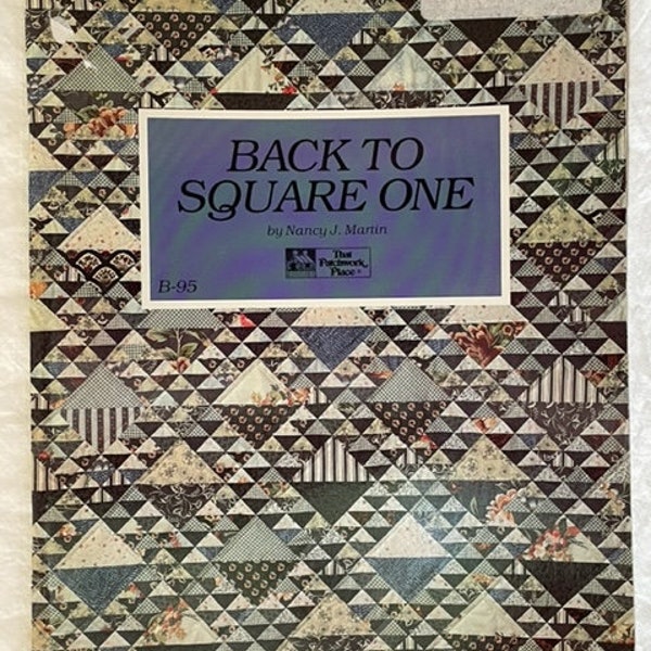 Back to Square One, Nancy J Martin, GOOD CONDITION