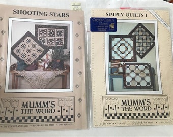 Mumm's The Word, Shooting Stars, Simply Quilts I, UNCUT