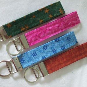 Fabric Key Fob, Wristlet, Lanyards, Badge Holder