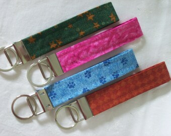 Fabric Key Fob, Wristlet, Lanyards, Badge Holder