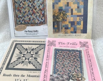 Braids on Parade, Far-Flung Quilts,Yellow Brick Road, Atkinson Designs, Country Quilts, Around the Block Quilts, UNCUT