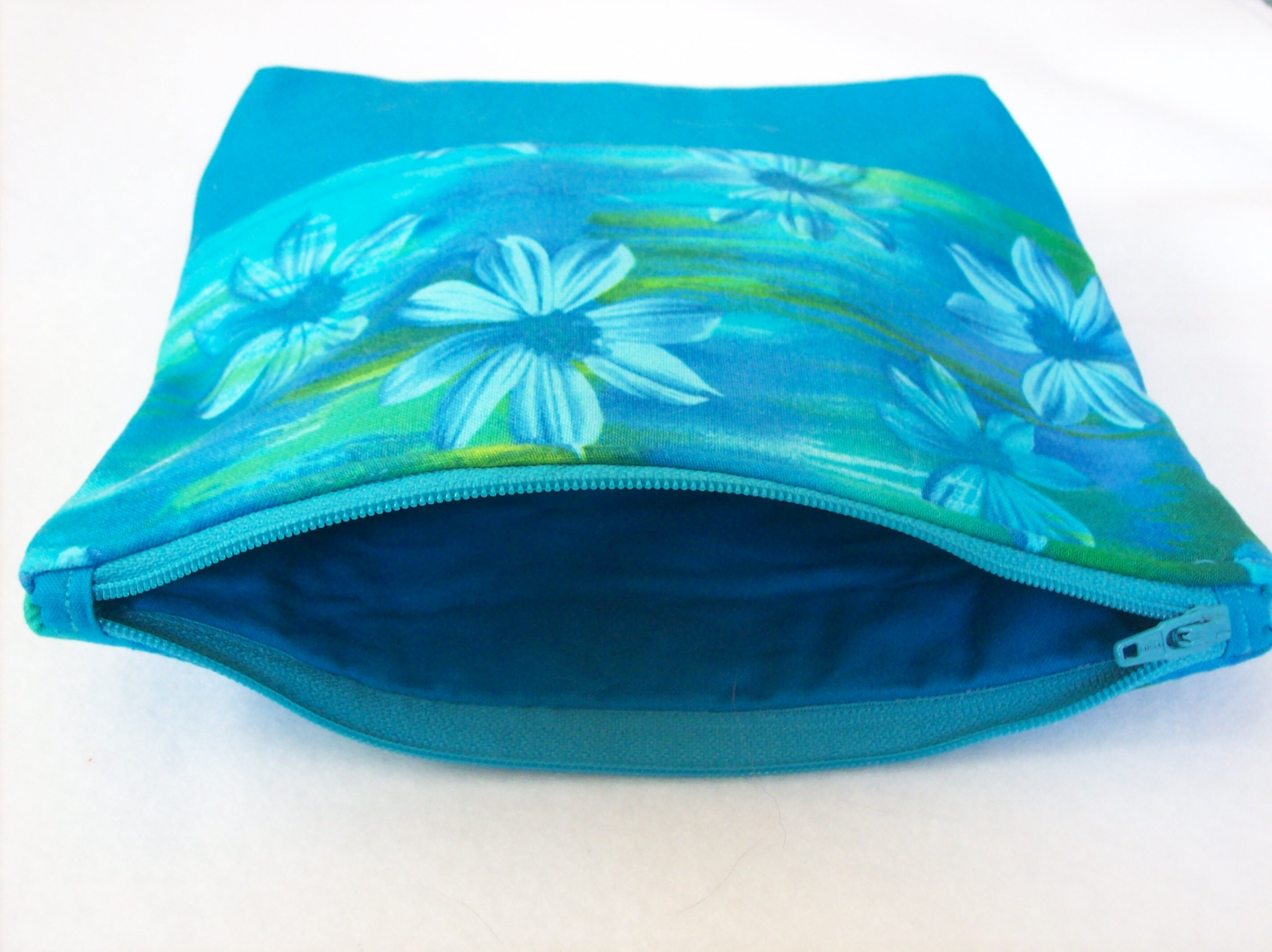 Quilted Zippered Pouch Cosmetic Pouch Accessory Pouch Etsy