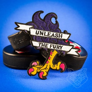 Washington Capitals Hockey-Inspired Unleash the Fury Embroidered Iron-On Patch image 1