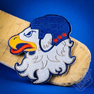 Hockey Heraldic Eagle Washington Capitals-Inspired Embroidered Iron-On Patch