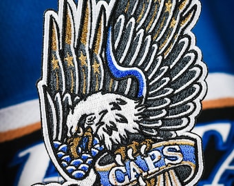 Washington Capitals NHL Hockey-inspired Retro Eagle Iron-On 6" Embroidered Patch