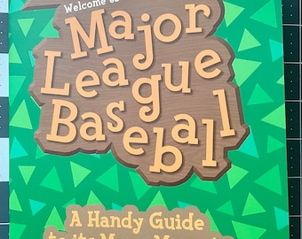 MLB Baseball Mascots Animal Crossing Crossover Fanzine