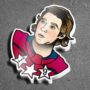 Nicklas Backstrom Washington Capitals NHL Ice Hockey Tattoo Flash 4in Vinyl Sticker