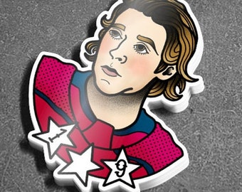 Nicklas Backstrom Washington Capitals NHL Ice Hockey Tattoo Flash 4in Vinyl Sticker