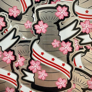Washington DC Hockey Champions Cherry Blossom Sticker