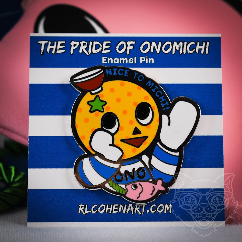RGG Like a Dragon Ono Michio Mascot 2 Enamel Pin image 1