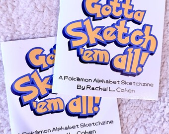 Pokémon Alphabet Sketch Zine