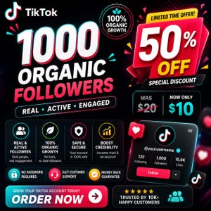 TikTok Growth Strategy: Scale to 1K+ Followers, Viral Content Roadmap & Organic Engagement