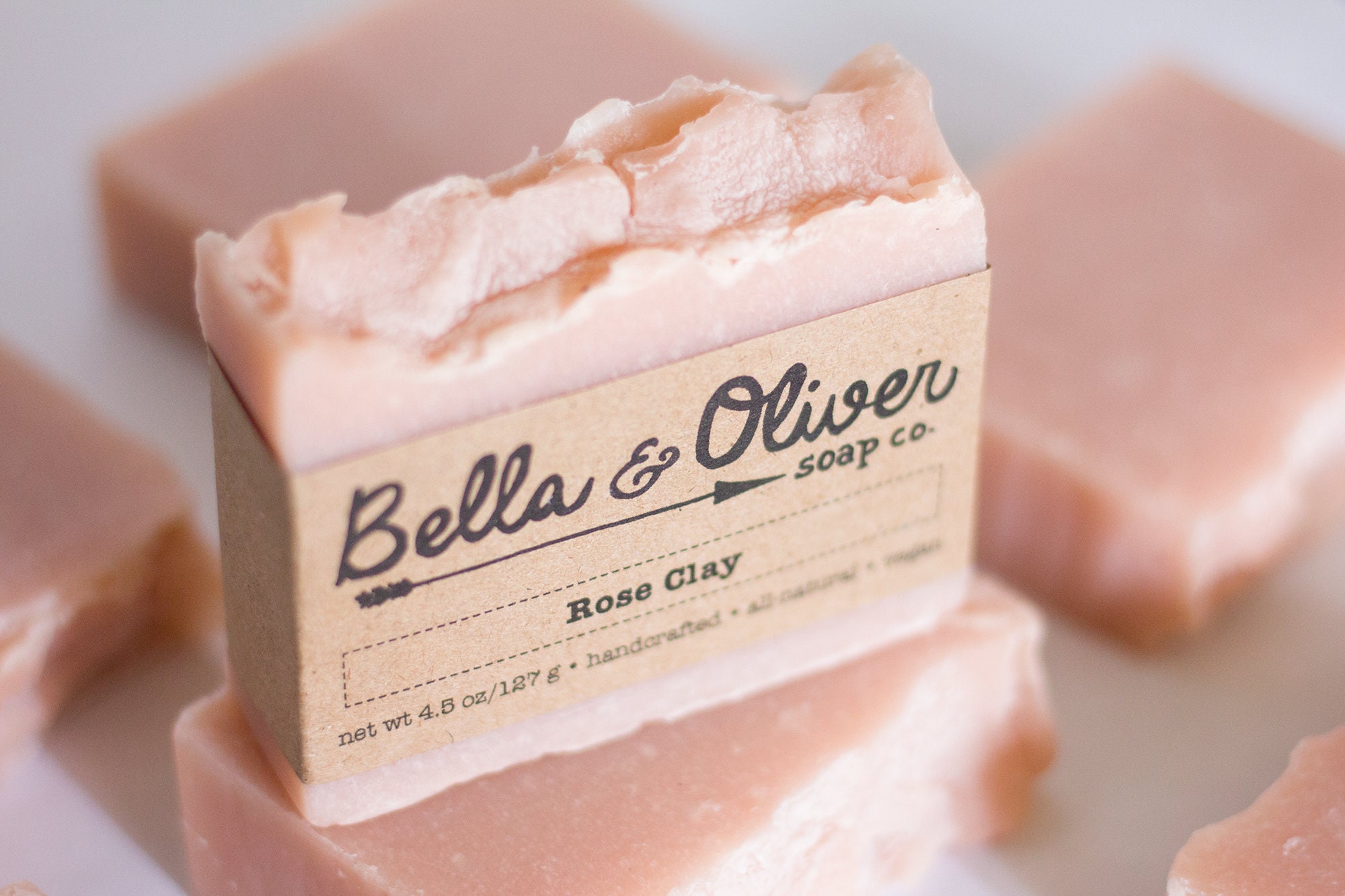 Rose Clay Soap allnatural soap / handcrafted soap / cold Etsy