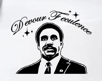 Devour Feculence Funny Mr. Milchick Lumon Car Decal 7 inches Permanent Vinyl Bumper Sticker