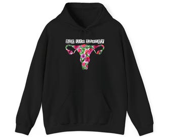 Big Ute Energy Feminist Floral Anatomy Hoodie Unisex Sweatshirt mit Kapuze für eine schwere Mischung