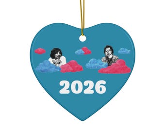 Ornamento in ceramica Gener and Deaner Ween Puffy Cloud, 4 forme