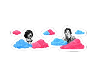 Ween Gener and Deaner Fluffy Cloud Kiss-Cut Sticker Available in 4 Sizes