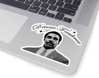 Devour Feculence Aufkleber - Mr. Milchick inspiriert Kiss Cut Aufkleber - Lustiger TV Zitat Aufkleber