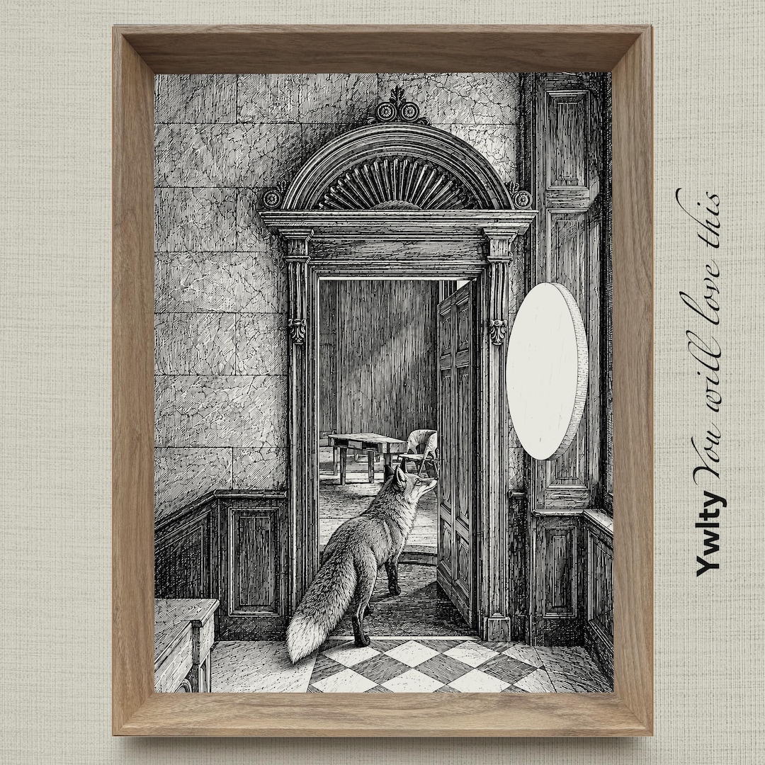Pen Drawing Graph Image Graphic Conceptual Pen Drawing: Classic Italian Interior Art Print - Etsy