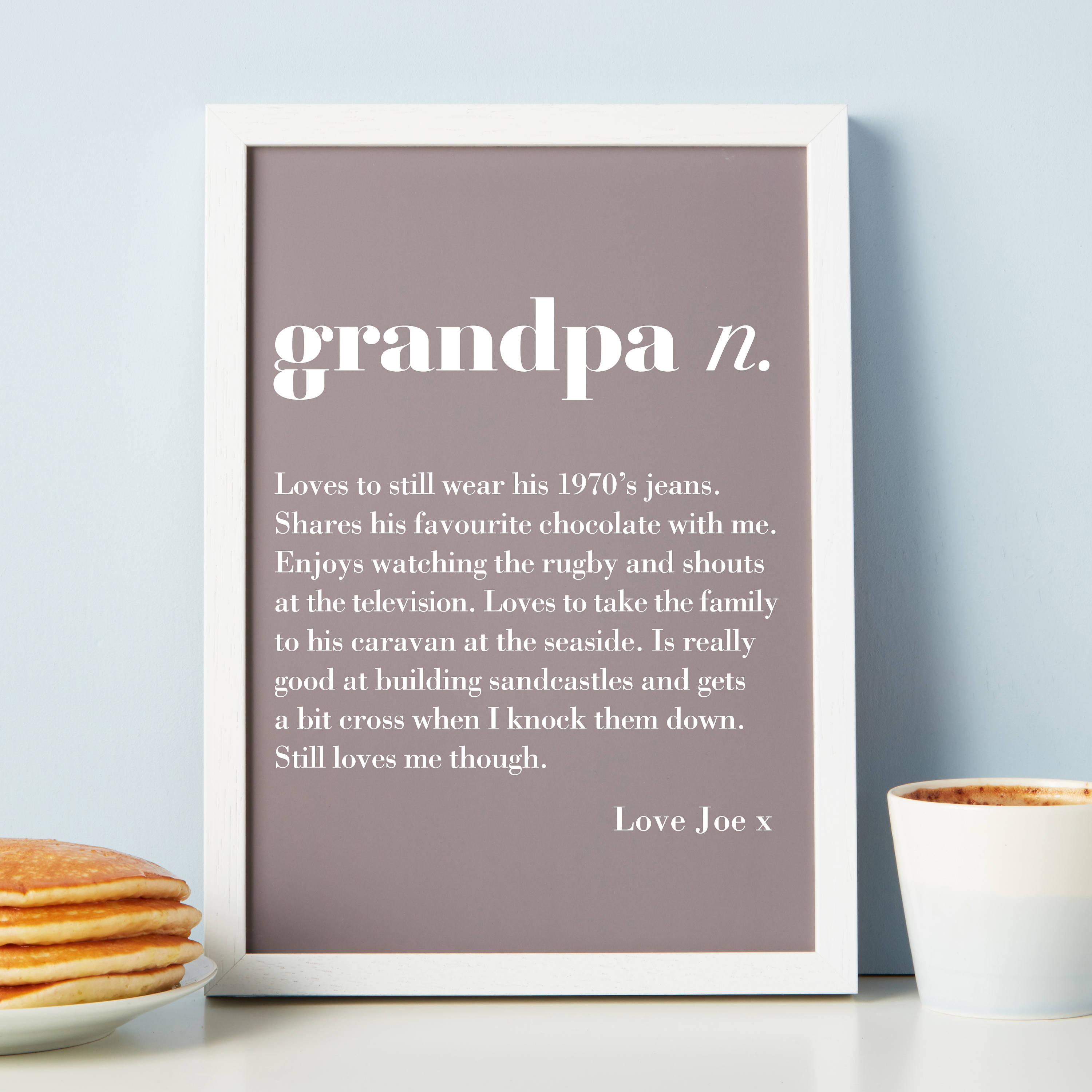 Download Grandparent Gift Grandpa Gift Grandad Gift Print For Etsy