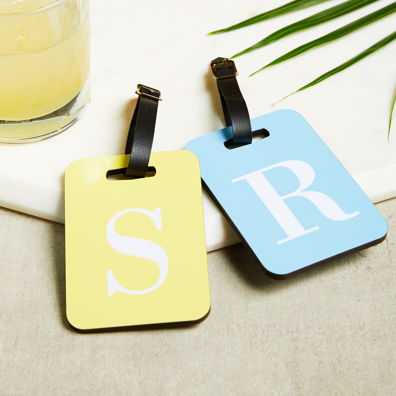 Personalized Luggage Tags / Custom Bag Tags / Luggage Labels / Etsy UK
