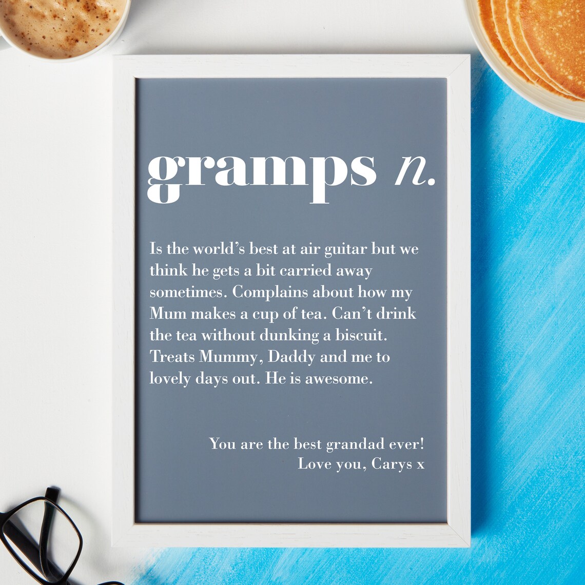 Grandparent Gift Grandpa Gift Grandad Gift Print for - Etsy UK