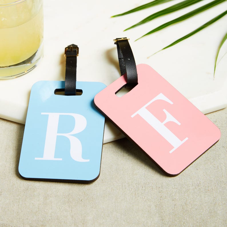 Personalized Luggage Tags / Custom Bag Tags / Luggage Labels / Etsy UK