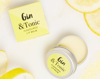 Gin and Tonic Lip Balm - New Lip Balm  - Lip Balm - Gin Lip balm - G and T - Gin gift - Gin Wedding favour - Gin & Tonic Lip Balm - best lip