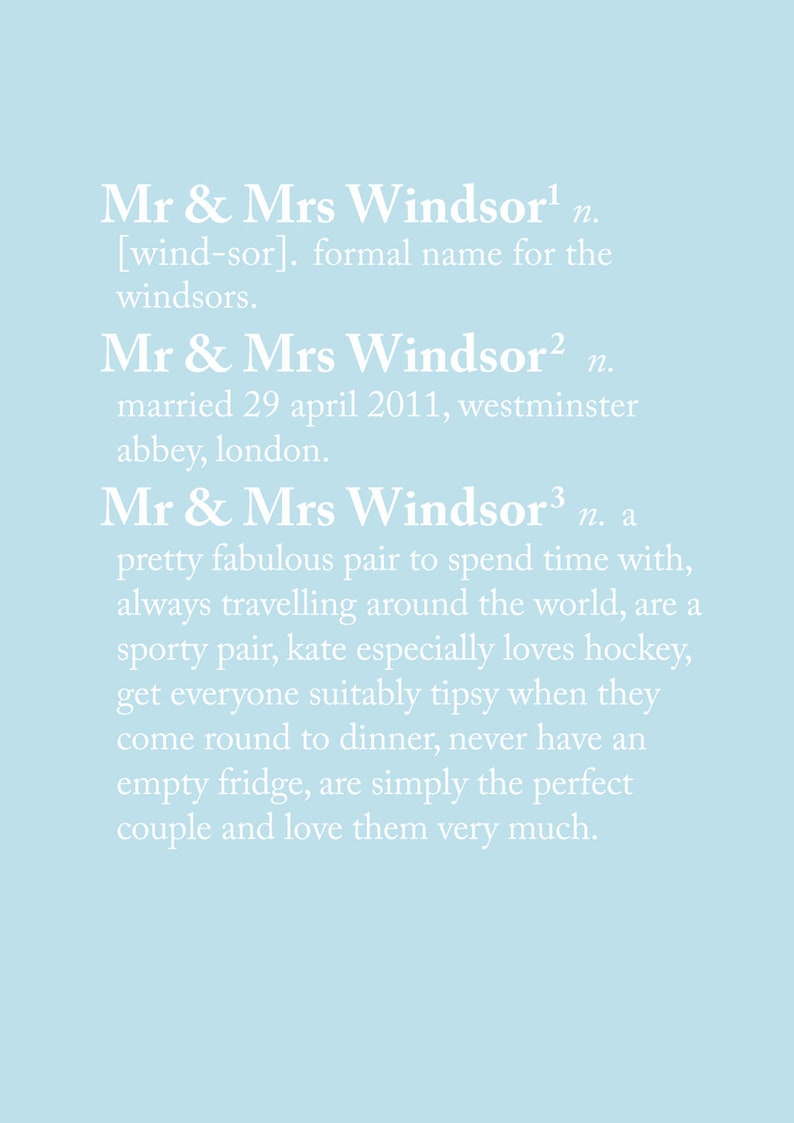 Mr & Mrs Dictionary Definition Print Wedding Couple Etsy