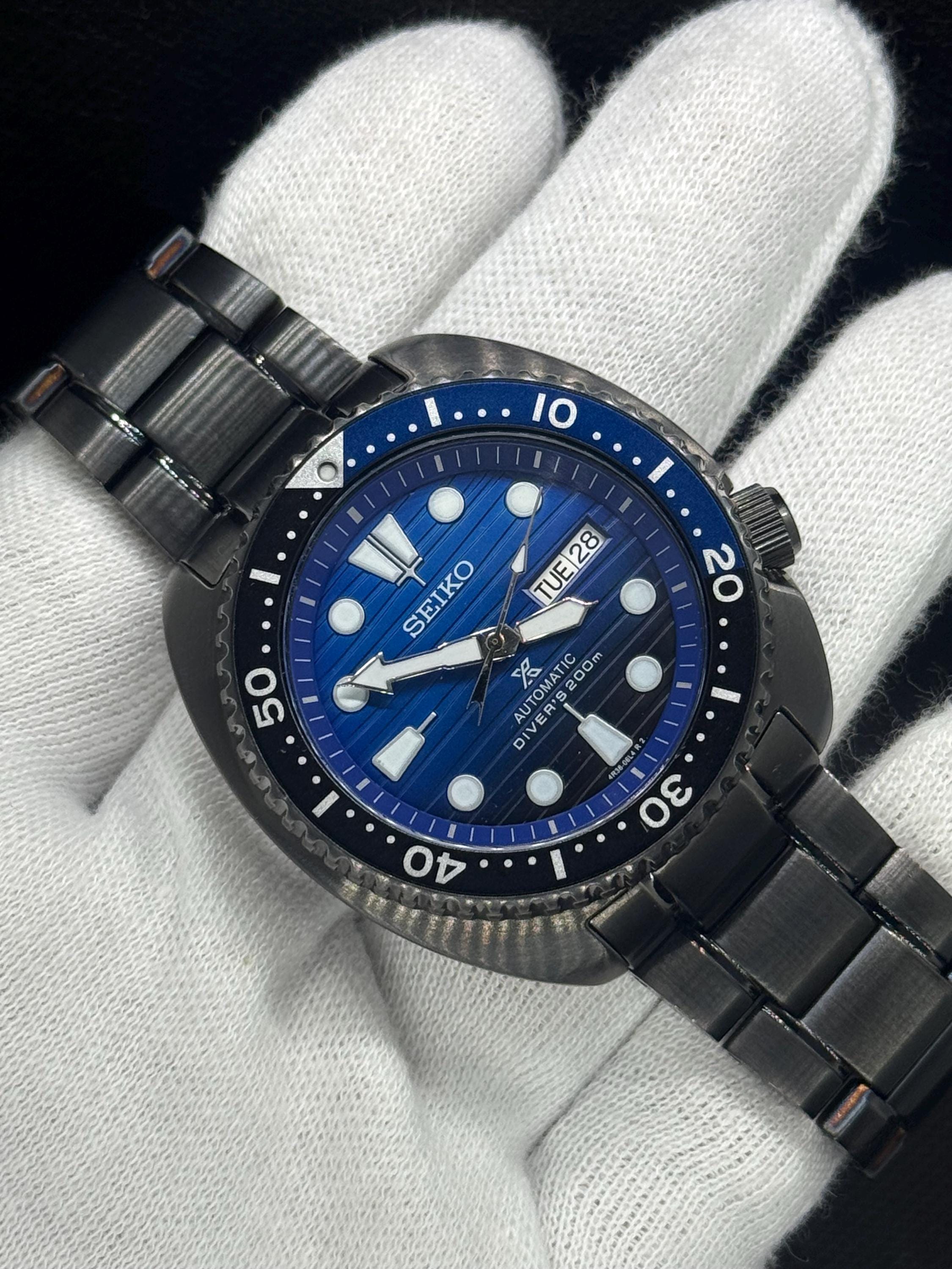 Seiko Kinetic Divers Watch - Etsy