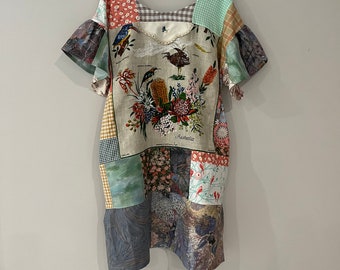 Size 14-16 Aussie inspired and patchwork dress