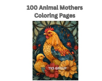 100 ainmal Mothers Coloring Pages