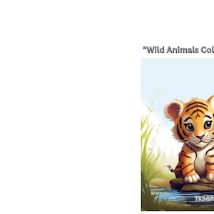 Wild Animals Coloring Book