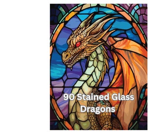 90 Stained glass Dragons Coloring pages hours of fun coloring and stress relief