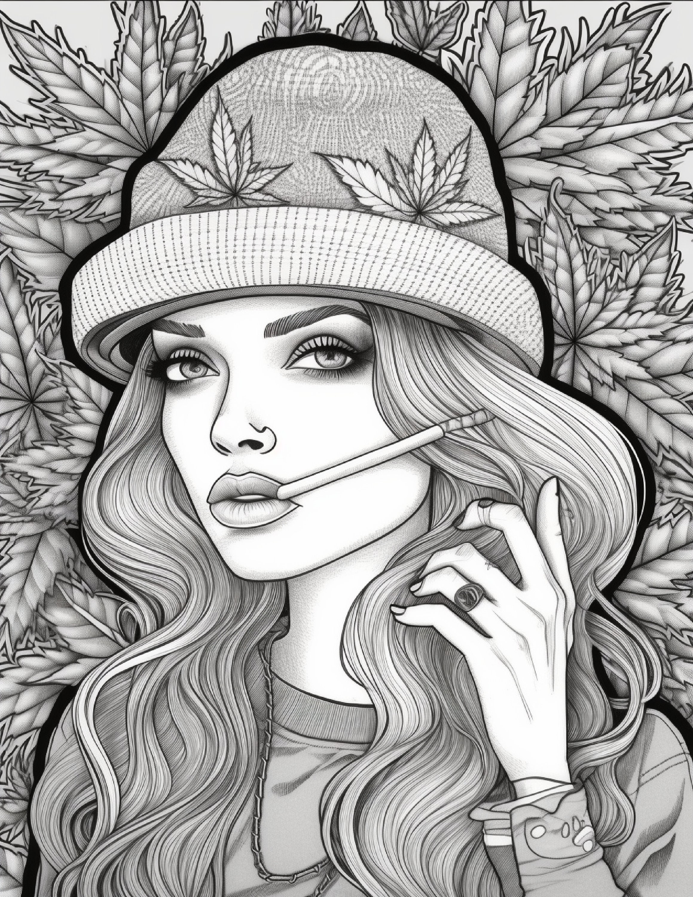 100 Stoner Coloring Pages Etsy