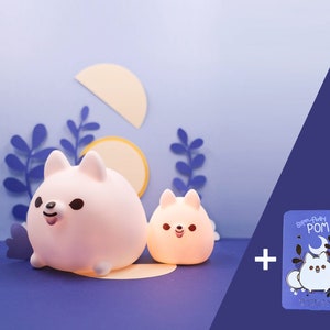 Super Fluffy Pom Lights Bundle (1 LED Light, 1 Small Light, 1 Pin)