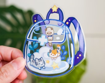 Vinyl Sticker (Transparent) First Meow Kit - Kittens Bag