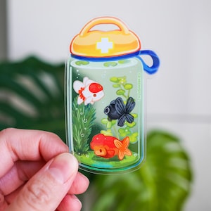 First Splash Kit Goldfish | Transparent Vinyl Sticker First Splash Kit Goldfish | Transparent Vinyl Sticker