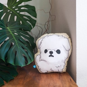 Handmade Maltese Pillow