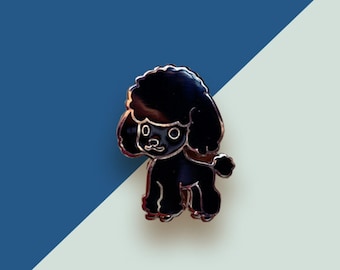 Standard Poodle (Black) Pin