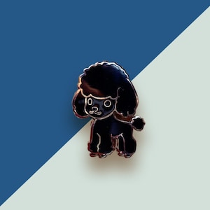 Standard Poodle (Black) Pin