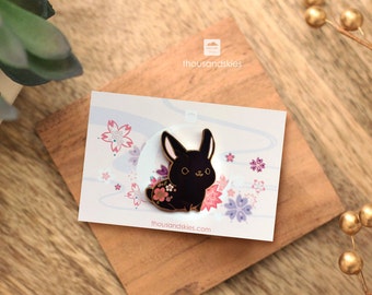 Black Rabbit (Dark Bunny) Pin