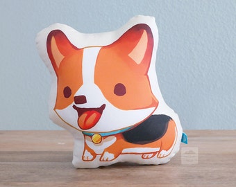 Handmade Corgi Pillow (Red Headed Tricolor)