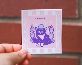 Vinyl Sticker - LCP Meowdy
