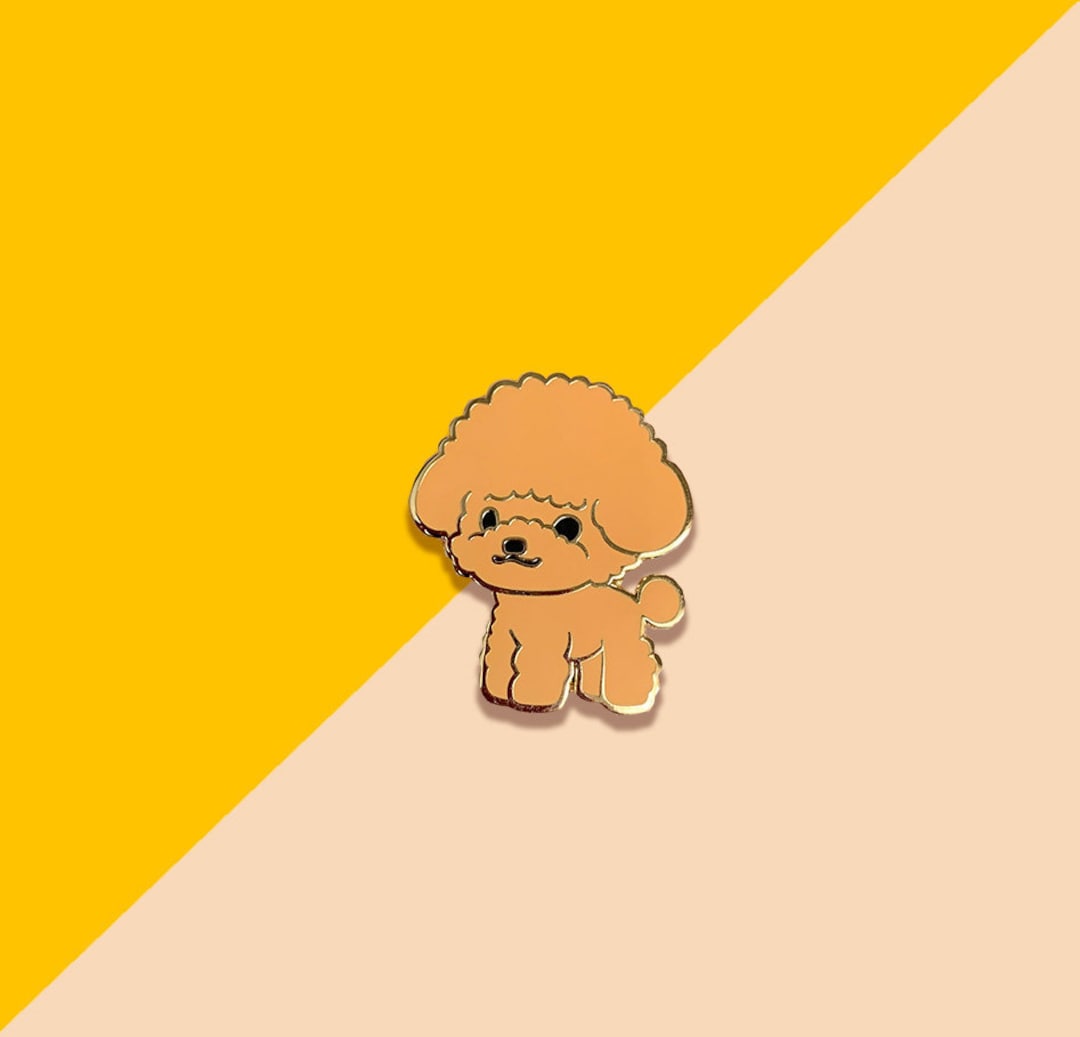トイプードル（アプリコット）ピン - Etsy 日本