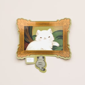 Meowster Piece | Vinyl Holographic Sticker Meowster Piece | Vinyl Holographic Sticker