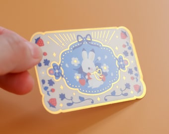 Vinyl Sticker (Holographic) Strawberry Harvest